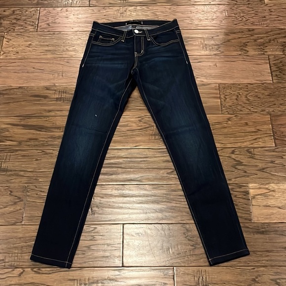 Flying Monkey Monkey Mid Rise Skinny Dark Wash Size 25 - Picture 1 of 16
